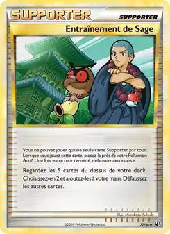 Entraînement de Sage