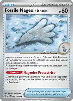 Fossile Nageoire Ancien