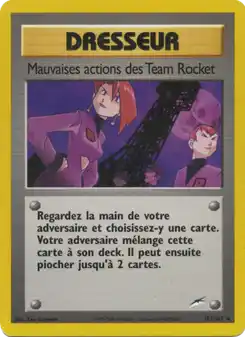 Mauvaises actions des Team Rocket
