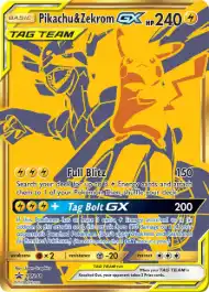 Pikachu et Zekrom-GX