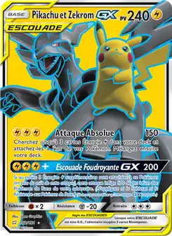 Pikachu et Zekrom GX