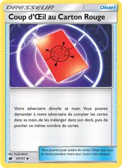 Coup d’Œil au Carton Rouge