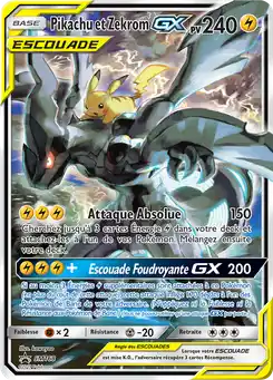 Pikachu et Zekrom GX