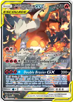 Reshiram et Dracaufeu GX