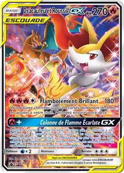 Dracaufeu et Roussil GX