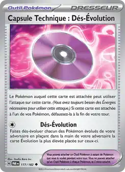 Capsule Technique : Dés-Évolution