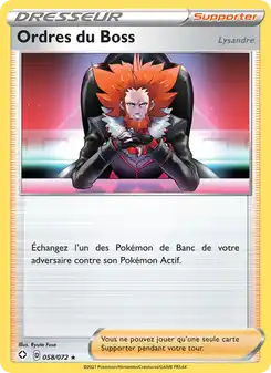 Ordres du Boss (Lysandre)