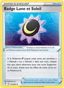 Badge Lune et Soleil