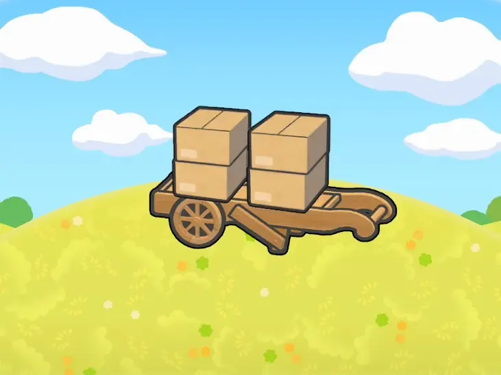 Chariot chargé d’affaires