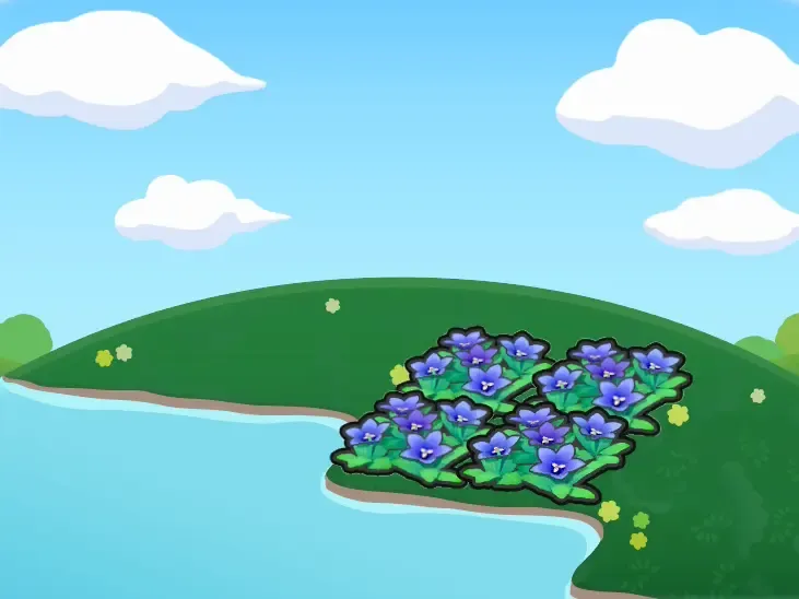 Fleurs splendides riveraines