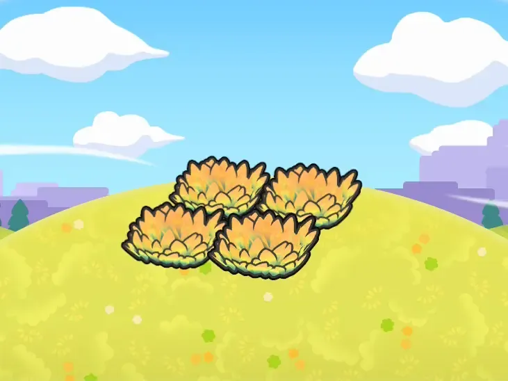 Hautes herbes jaunes en altitude