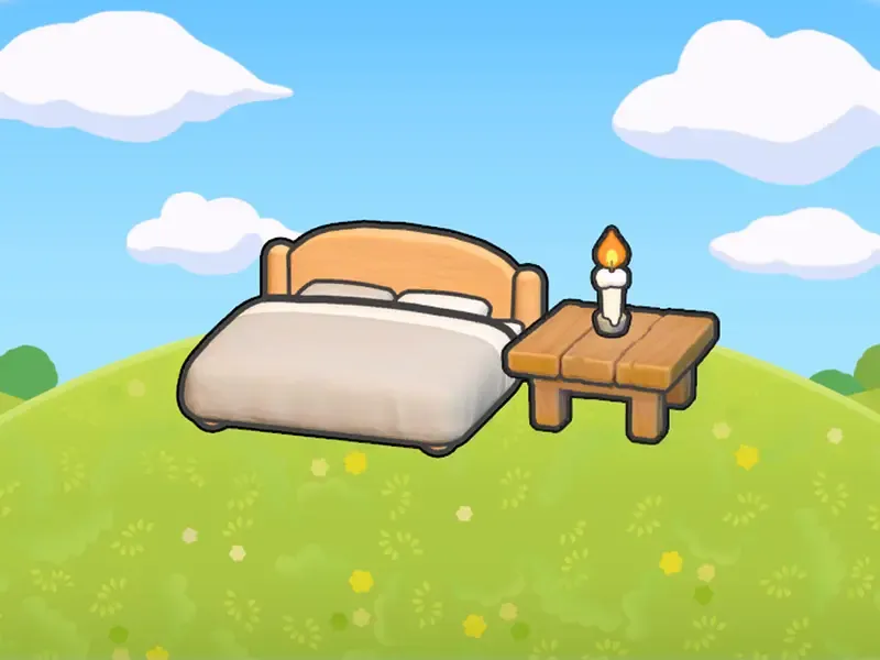 Lit éclairé d’une lumière douce