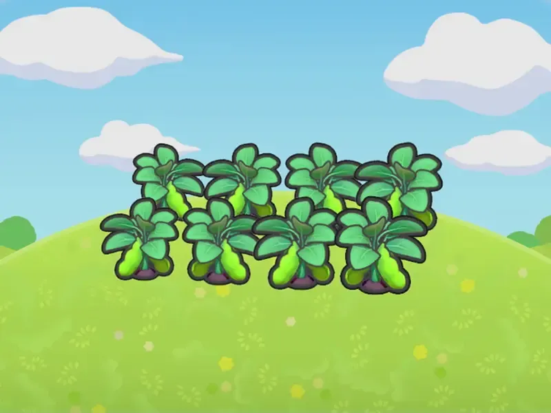 Potager de légumes frais