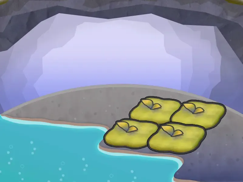 Source chaude moussue