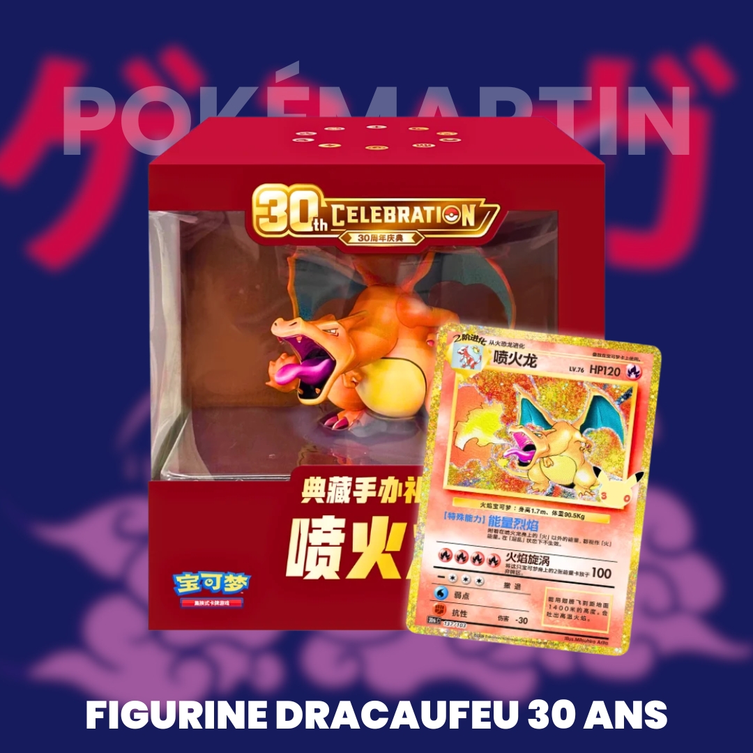 Coffret figurine dracaufeu