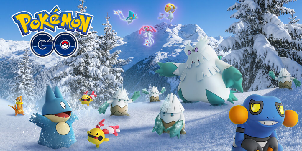 Llega el evento Fiestas de Pokémon GO 2018 centrado en Pokémon de tipo hielo