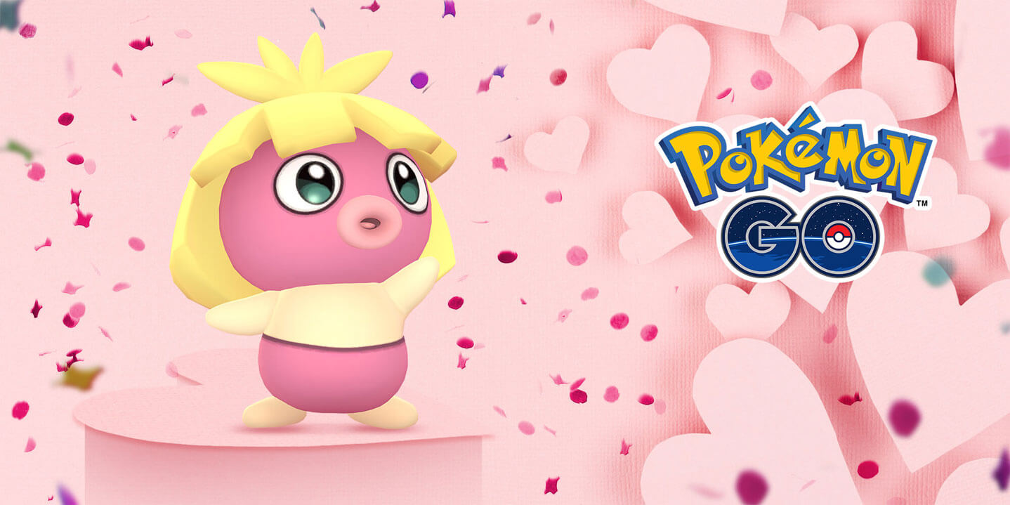 Celebra el Día de San Valentín atrapando Pokémon Rosados en Pokémon GO