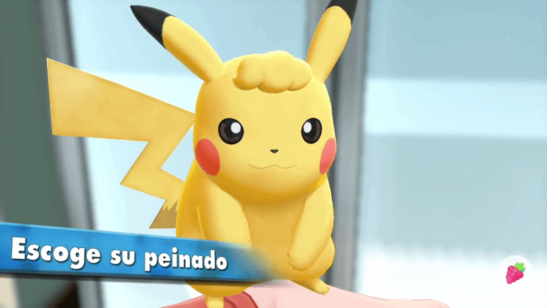 peinado pikachu pokemon lets go