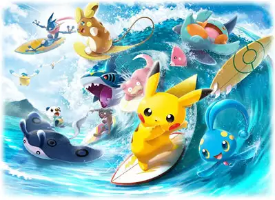 La colección Pokémon Surf llegará al Centro Pokémon de Japón en Julio