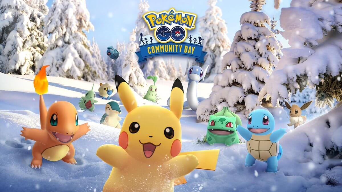 El Día de la Comunidad de Pokémon GO para Diciembre 2018 tendrá todos los Pokémon protagonistas anteriores