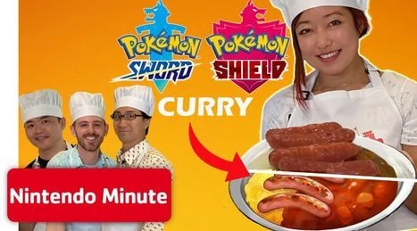 Vídeo de Masuda y Ohmori preparando Curry de Pokémon en Nintendo Minute