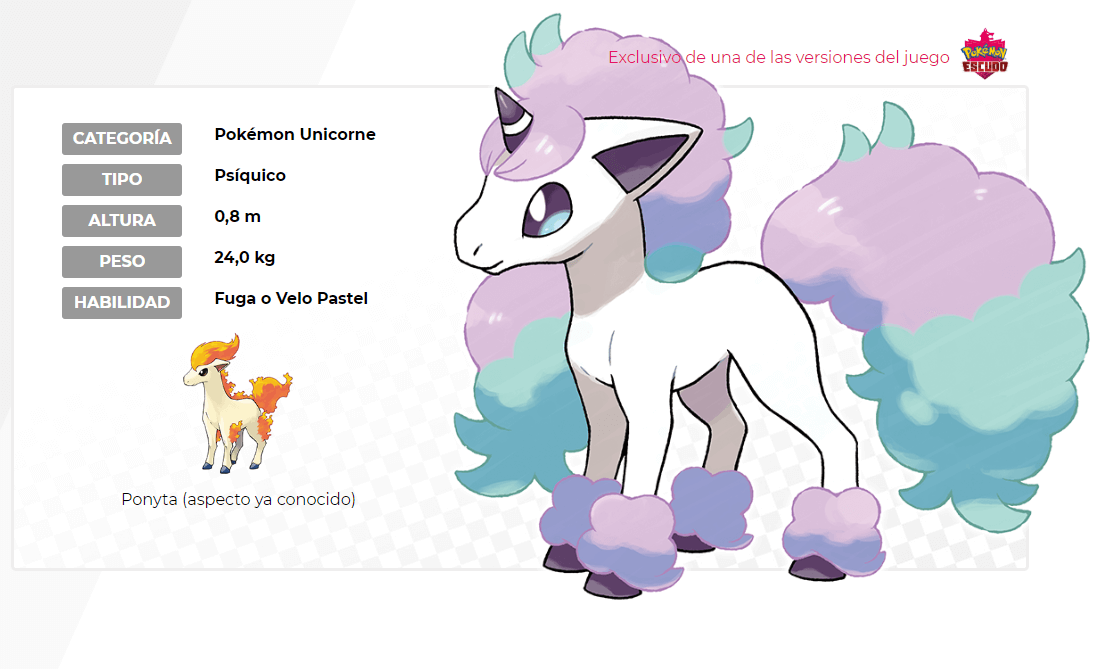 Estadisticas Ponyta de Galar