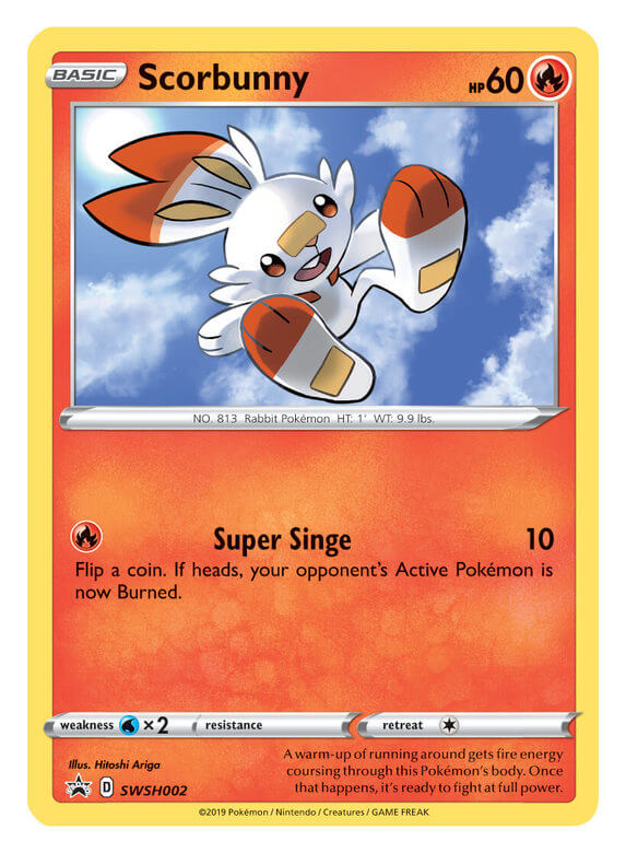 Scorbunny Pokemon JCC