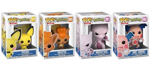 Funko Pop anuncia nuevas figuras de Pichu, Vulpix, Mewtwo y Mr. Mime