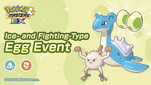 Nuevo Evento Huevo de tipo Lucha y Hielo llega a Pokémon Masters EX