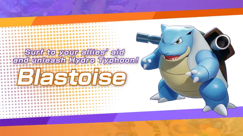 Pokémon UNITE: Blastoise llegará el 1 de Septiembre de 2021