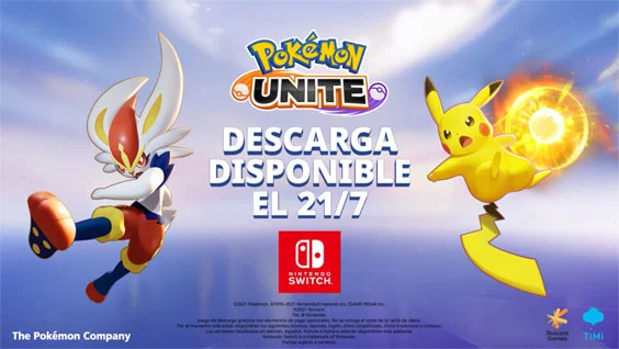 Pokémon UNITE llega este 21 de Julio a Nintendo Switch