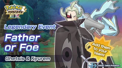 El Evento Legendario de Ghechis y Kyurem ya está disponible en Pokémon Masters