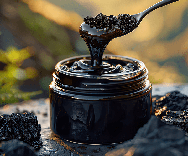 Shilajit Resin on Spoon