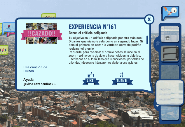 Cazadores de experiencias online challenge