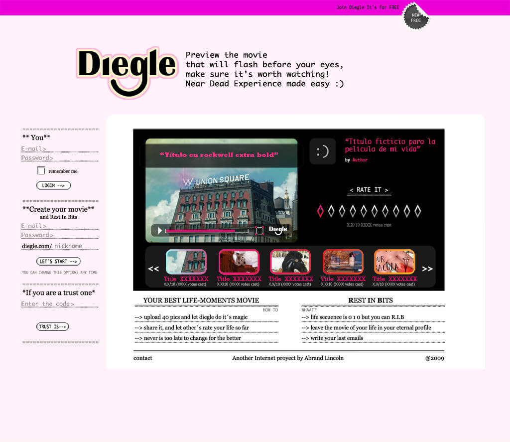 Diegle interface