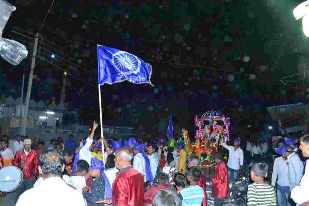 चौसाळा येथे राष्ट्रपिता महात्मा ज्योतिबा फुले व डॉ बाबासाहेब आंबेडकर यांची आदर्श  संयुक्त जयंती मोठया उत्साहात साजरी