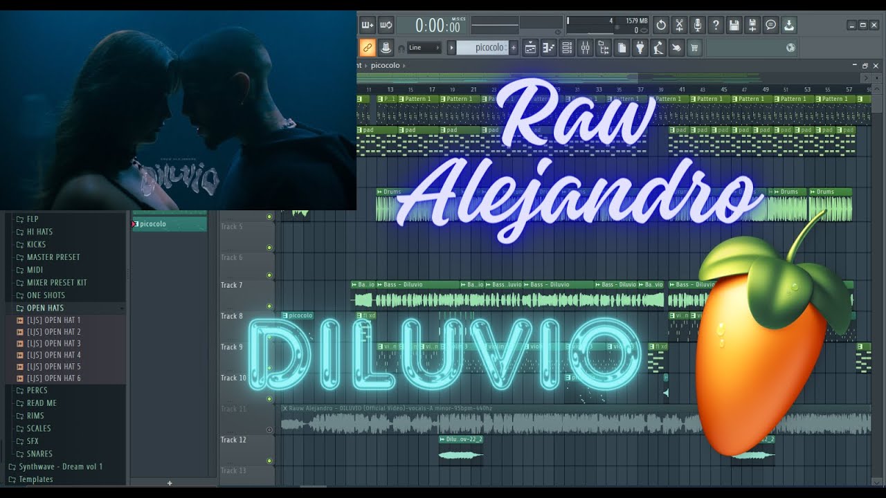 Rauw Alejandro - Diluvio FL STUDIO (FLP FREE)