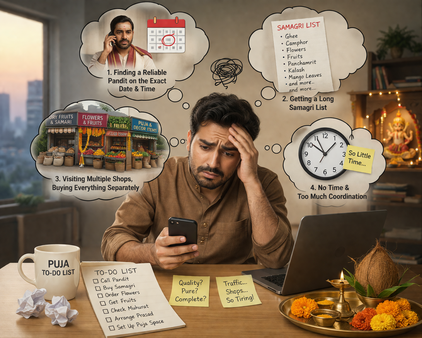 Urban Puja Struggle
