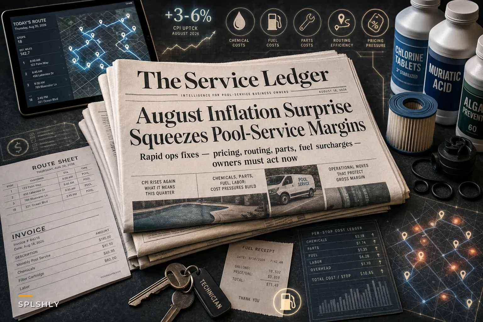 August Inflation Surprise: What Pool‑Service Owners Must Change Now to Protect Margins