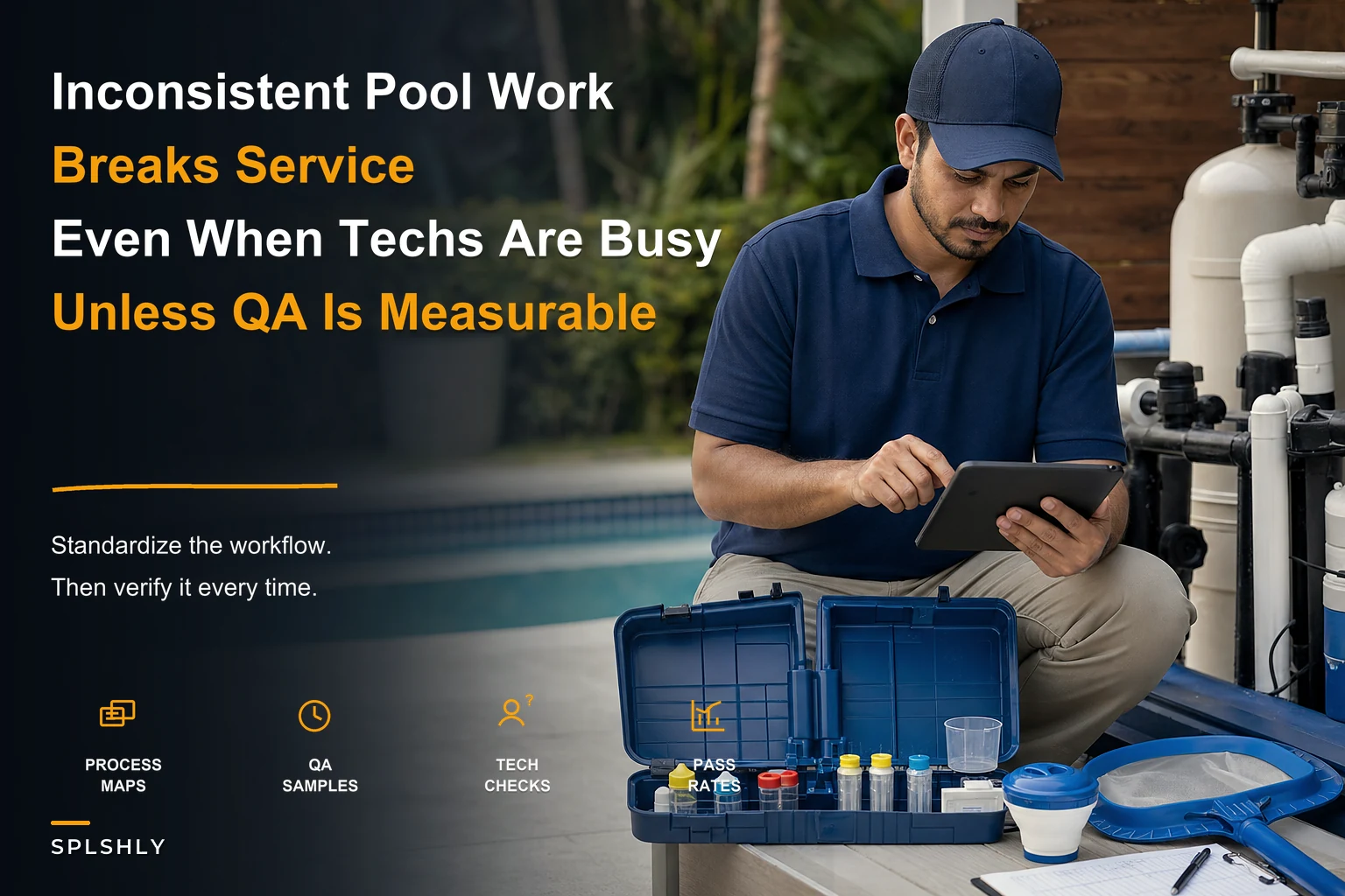 Avoid inconsistent service: build maintenance workflows and QA checks with measurable acceptance criteria