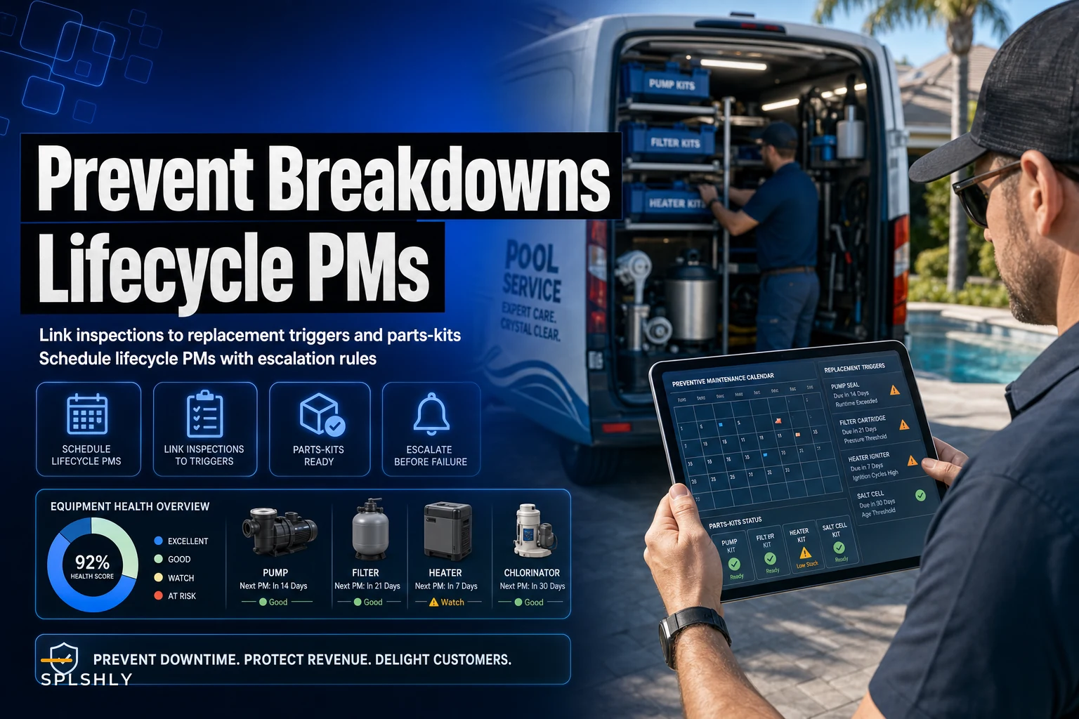 Don't wait for breakdowns: equipment-specific preventive maintenance schedules and replacement triggers for pool gear