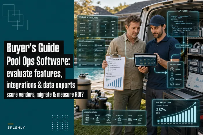 Pool Management Software Buyer’s Guide: Checklist, Integrations, ROI & Migration Plan for Pool Service Companies