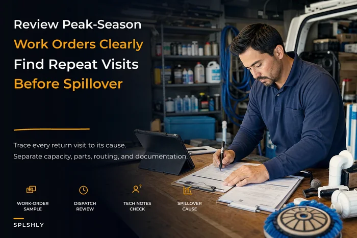 The Peak-Season Work-Order Review Toolkit for Pool-Service Companies