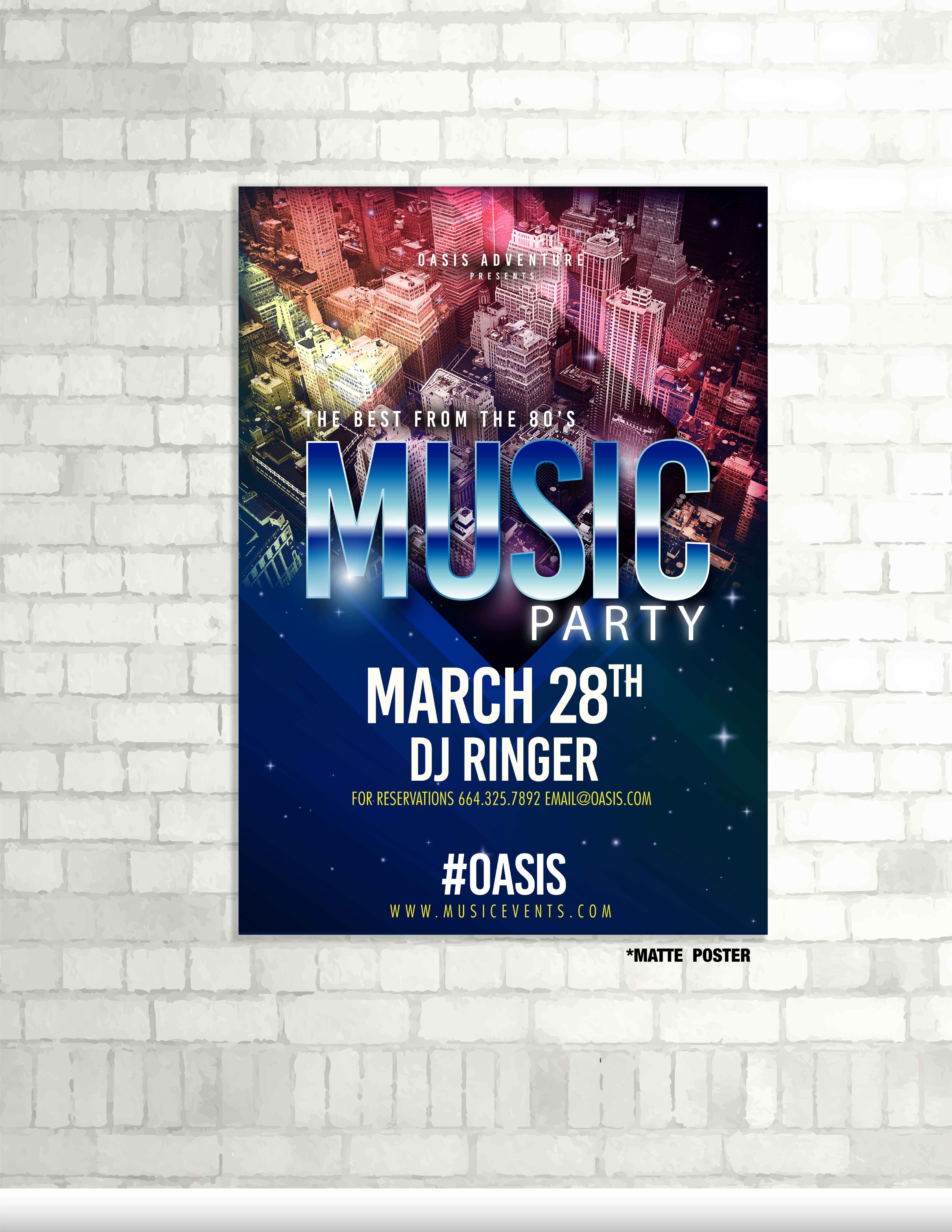 22" x 28" Matte Posters - Fast Turnaround Time | POPbanner