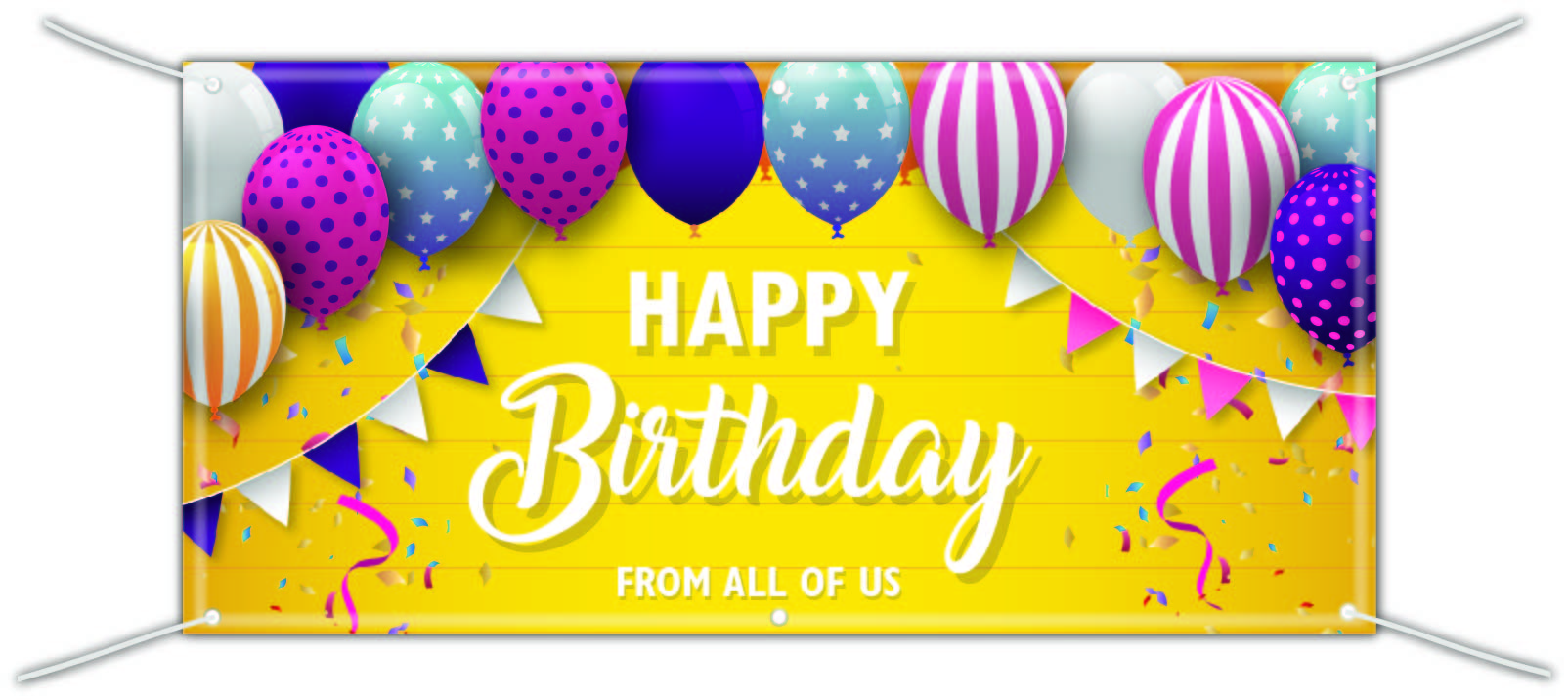 Personalized Happy Birthday Banners & Signs POPbanner