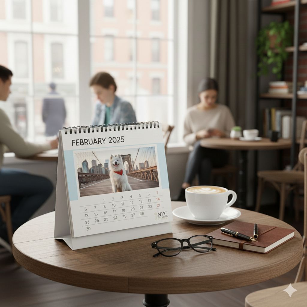 Curated calendar visuals