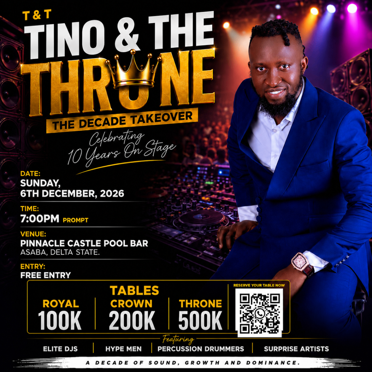 Tino and the throne