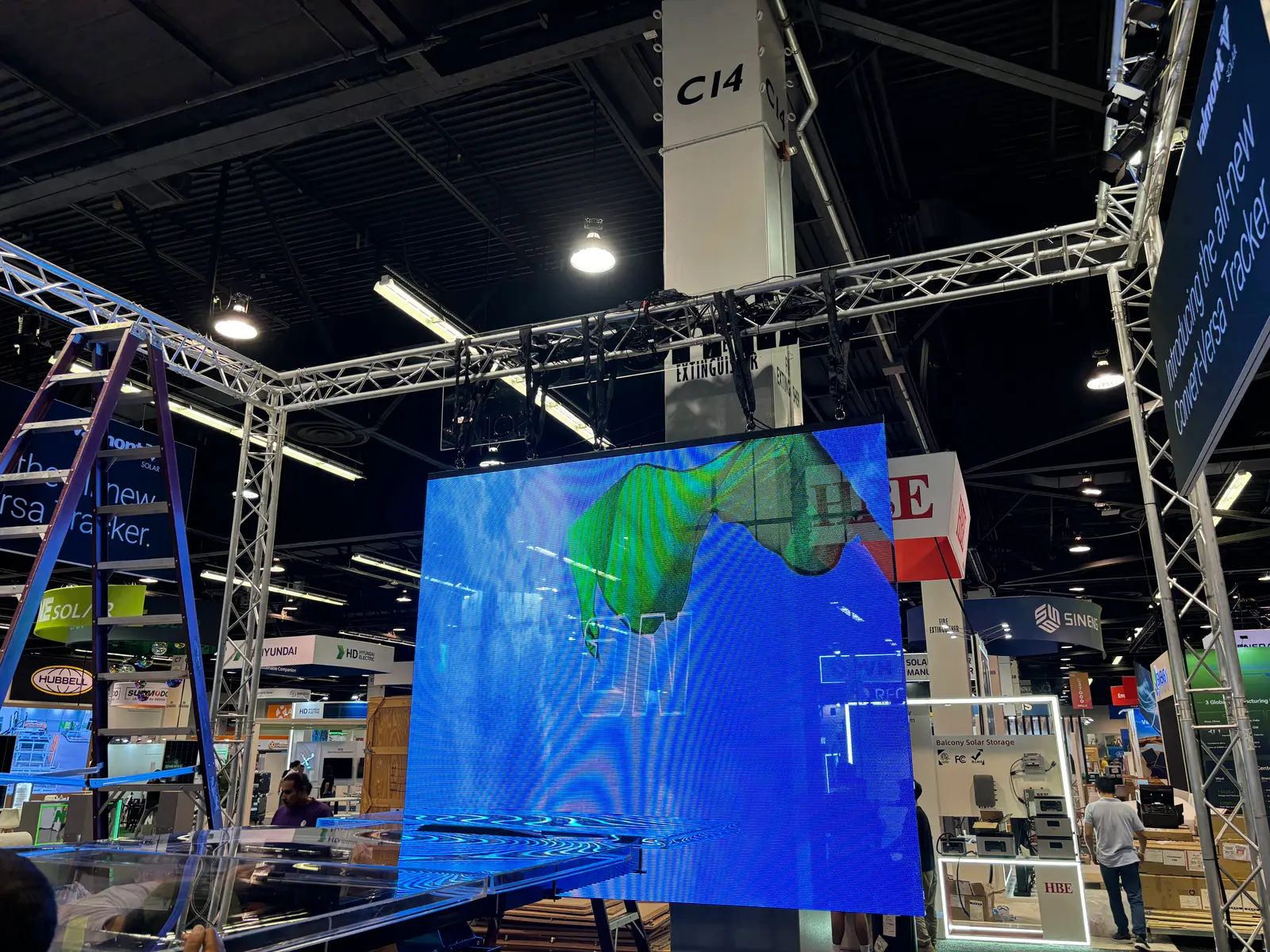 LED hanging wall