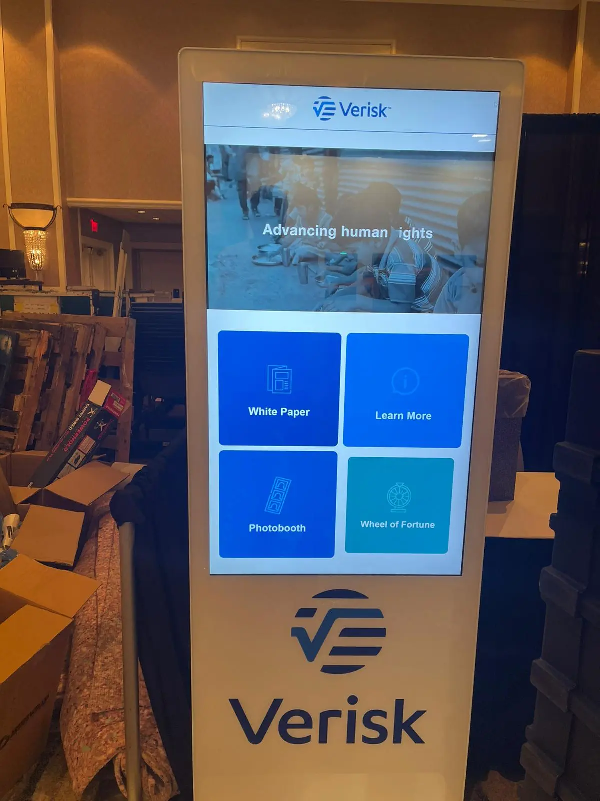 49" touchscreen kiosk
