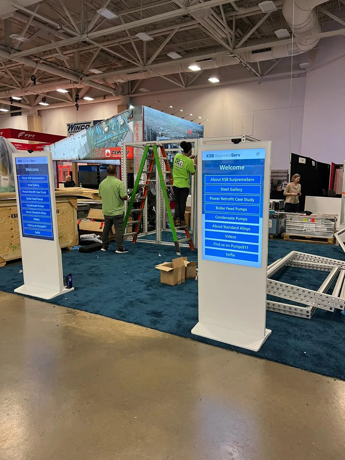 49 inch touchscreen kiosk